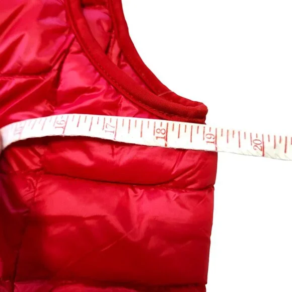 NWT 89th & Madison Red Lightweight Packable Down Vest Size M - Picture 12 of 15